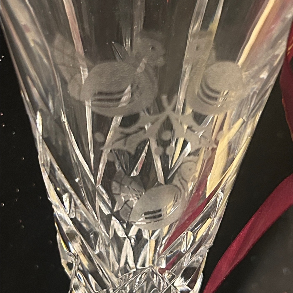 Waterford Crystal 2006 12 Days Flute “3 French Hens” NIB (LC) - Picture 7 of 12
